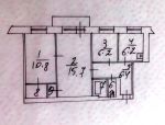 3-комн. квартира Любрцы г., Октябрьский пр-т, д.341А